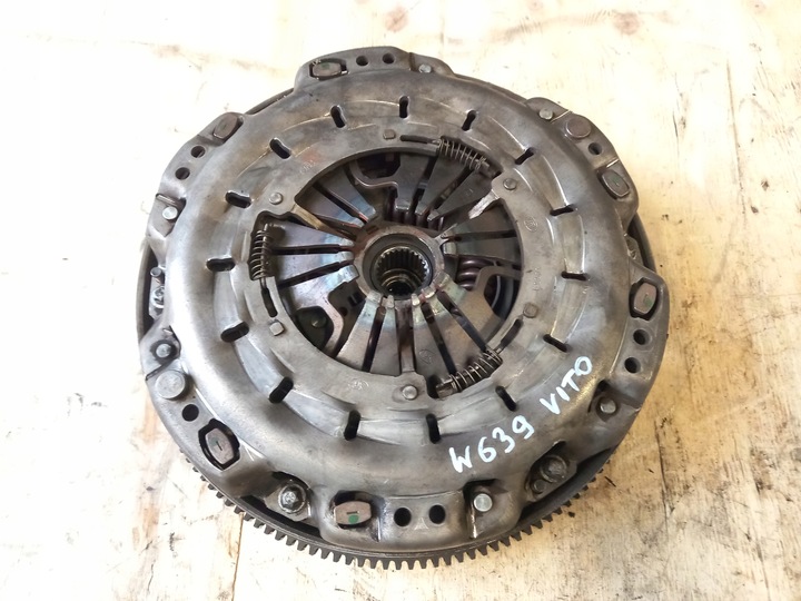 фото №10, Mercedes vito w209 w203 2.2 cdi 08r колесо двомасовий зчеплення комплект a646030