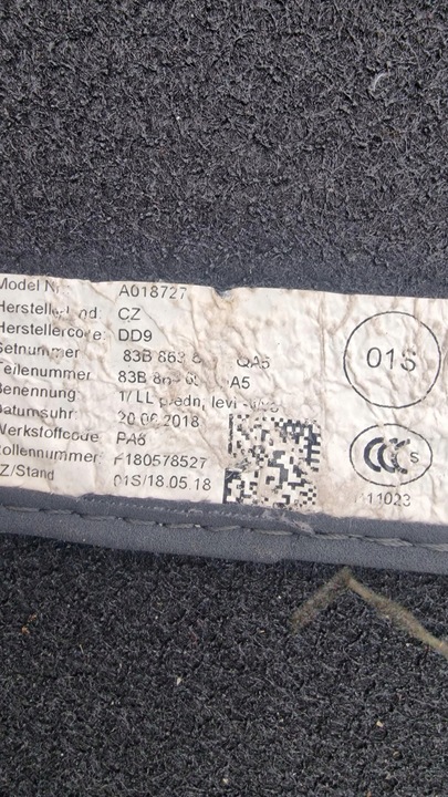 фото №8, Коврики велюровые audi q3 83a 83a864450