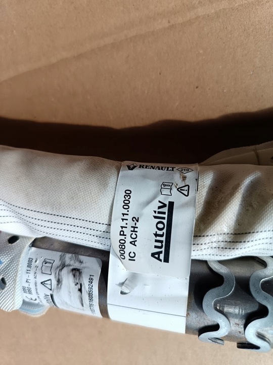 фото №5, Renault megane iv hb шторка повітряна air bag l 985p13017r p 985p09101r