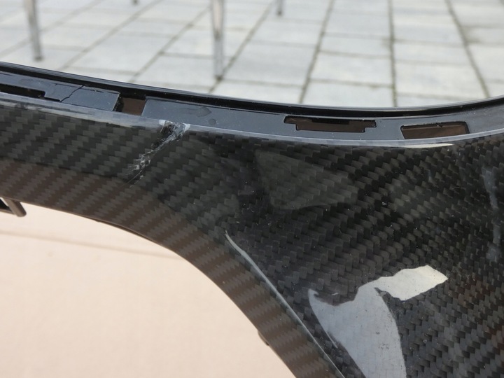 фото №6, Накладка, диффузор, спойлер бампера перед mercedes s-klasa w222 рестайлинг карбон