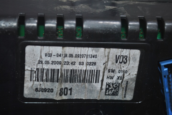 фото №6, Спидометр панель приборов seat ibiza iv 1.6 бензин 6j0920801