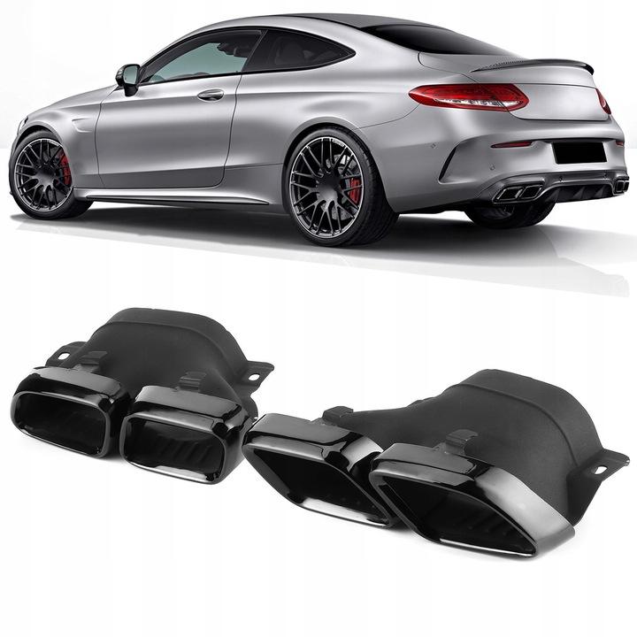 фото №13, Дифузор mercedes amg c63/s w205 2015-2018