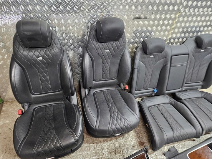 фото №6, Сиденья сиденье диван mercedes s-klasa w217 купе салон кожа обшивки