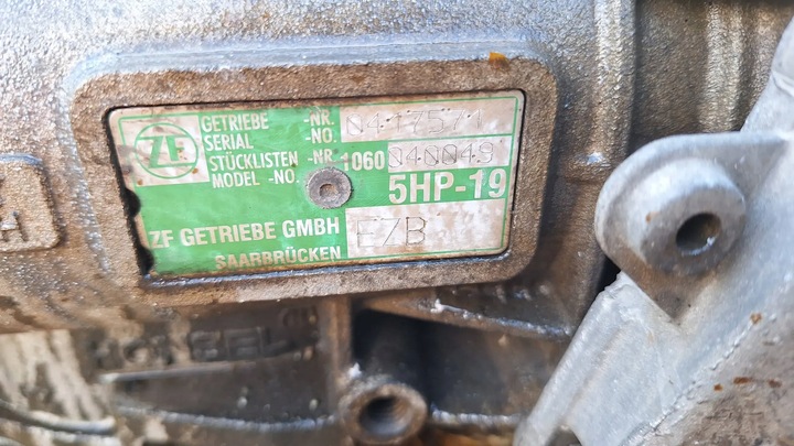 фото №7, Коробка передач коробки передач автомат 5hp-19 ezb audi a6 c5 2.5 tdi quattro