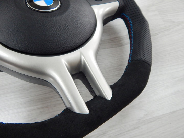 фото №12, Bmw e46 - руль sport лепестки smg мультифункция подушка алькантара