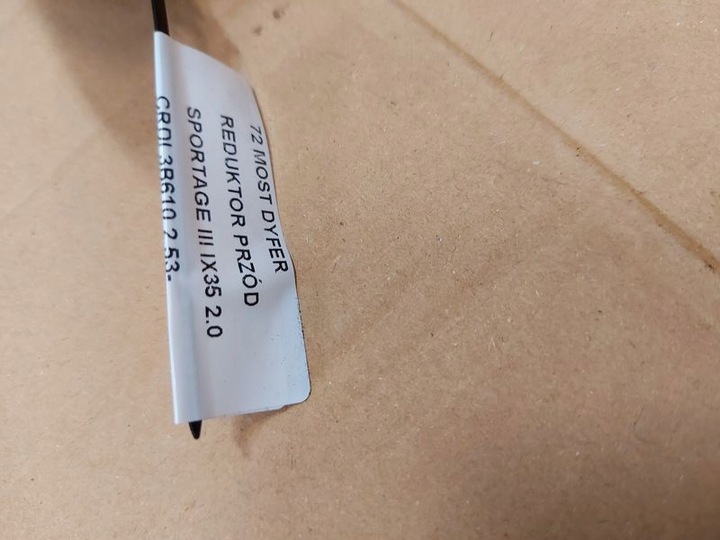 фото №8, Kia sportage iii ix35 2.0 crdi мост дифференциал дифференциал редуктор