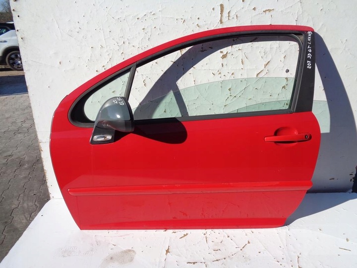 фото №1, Двері ліві peugeot 207 3d зовнішня ручка