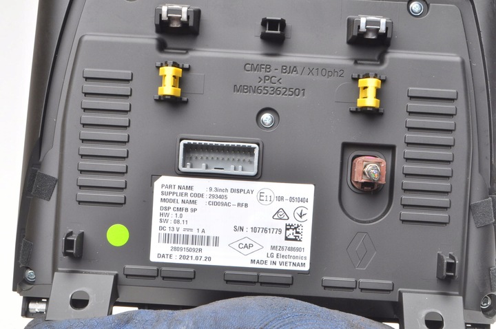 фото №7, Renault clio v zoe дисплей ektan радио навигации 280915092r