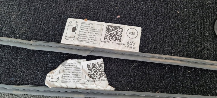 фото №10, A7 c8 4k килимок килимки тканинний перед зад комплект 4k1863691