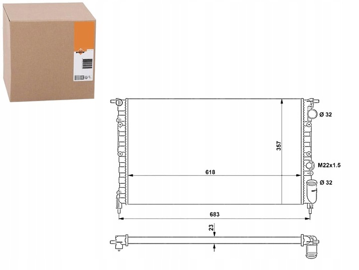 фото №1, Радиаторов renault 21 espace i ii renault 21 84-96