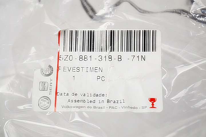 фото №13, Vw fox защита сиденья 5z0881318b новая оригинальная