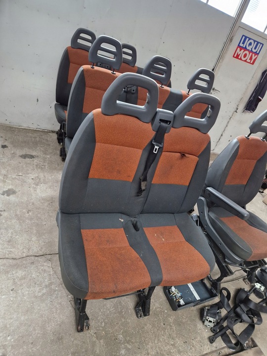 фото №5, Сидіння диван ducato iii 9 осіб комплект європа ремені