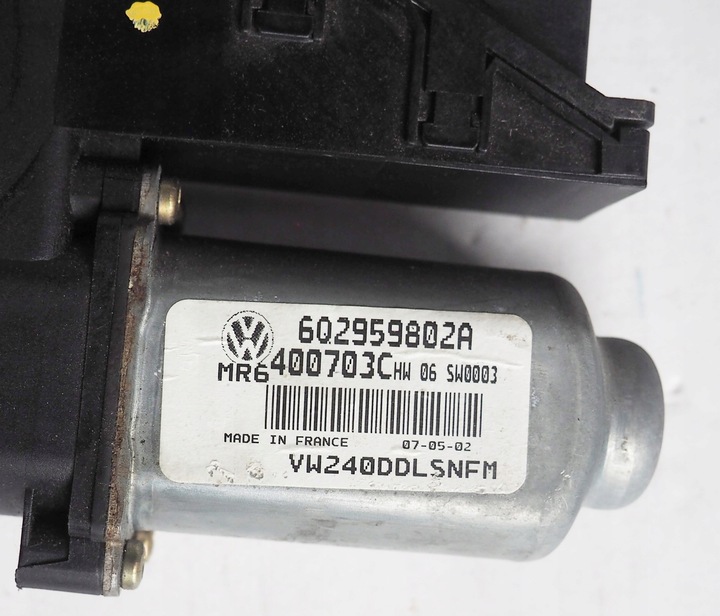 фото №5, Vw polo 9n двигунчик скла лівий перед переднє 6q2959802a