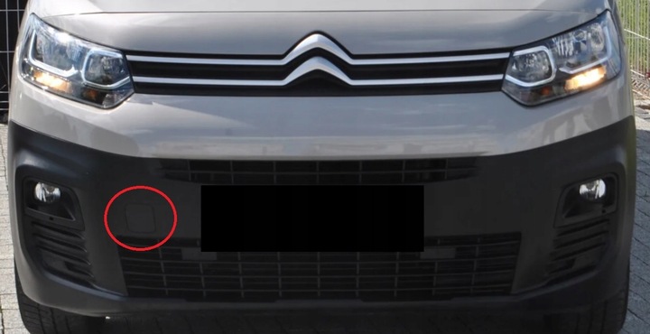 фото №13, Berlingo iii rifter partner iii k9 2018-2023 заглушка фаркоп перед оригинал