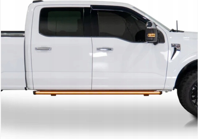 фото №1, Порог пороги электрические градусы выдвижной комплект з led ford f-150 2021-2024