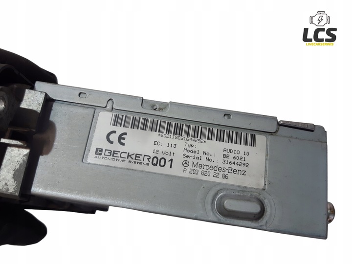 фото №6, Радіо cd радіопрогравач mercedes w203 a2038202286