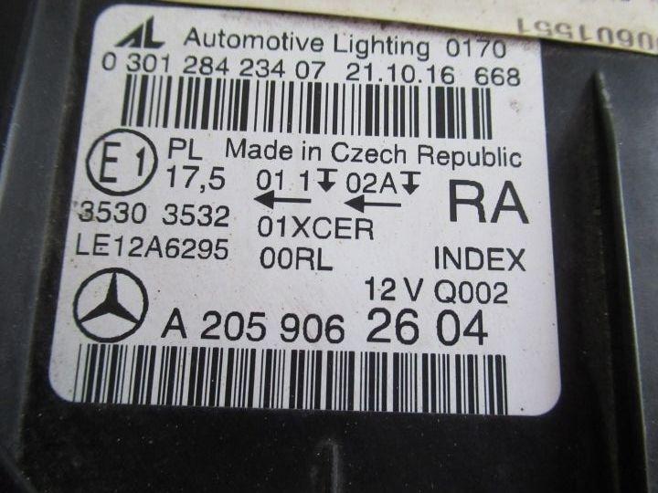 фото №7, Лампа перед ліва права mercedes c-klasa w205 повний led 2014-