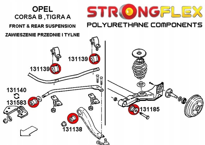фото №2, 131185b - втулка задньої балка strongflex