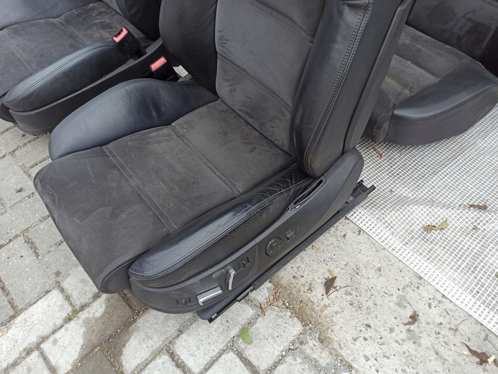 фото №12, Audi a8 s8 d3 сидіння комплект sport алькантара електричний підігрів перед зад