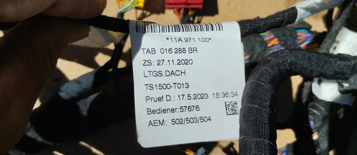 фото №8, Установка жгут интерьера volkswagen id.4 23r vw id4 11a971100