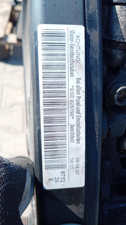 фото №9, Двигатель bse 1.6 mpi 102km vw skoda audi seat измерение