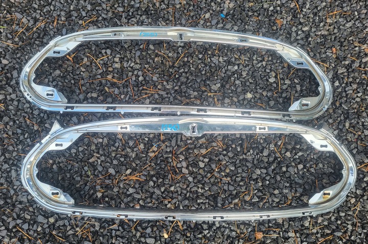 фото №1, Tesla модель s хром рамка решётка решётка бампера перед 1017414-00-d