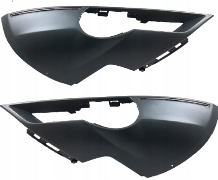 фото №1, Audi q7 4l 09- уголки решётка бампера комплект 4l0807061c 4l0807062c