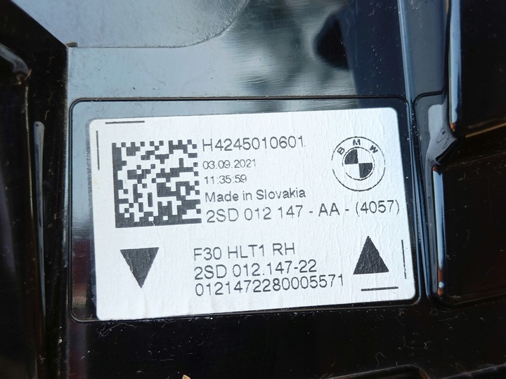 фото №9, Bmw m3 f80 cs f30 рестайлинг performance лампы зад лампа оригинал bmw kpl идеальные