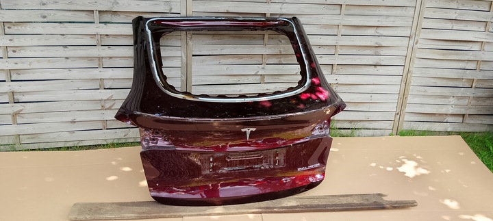 фото №3, Крышка багажника зад задняя tesla модель y 20-24rok оригинал