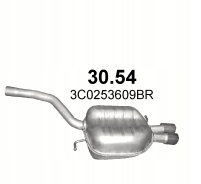 ГЛУШИТЕЛЬ КОНЕЧНЫЙ VOLKSWAGEN PASSAT 30.54