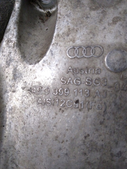фото №6, Крепление лапи двигателя audi a6 c6 4f0399113aj