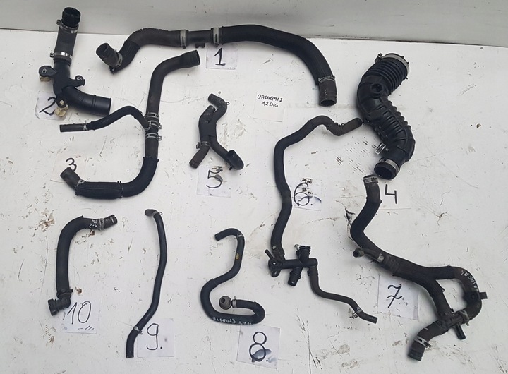 фото №1, Шланг труба штуцер води nissan qashqai ii 2 j11 1.2 dig-t