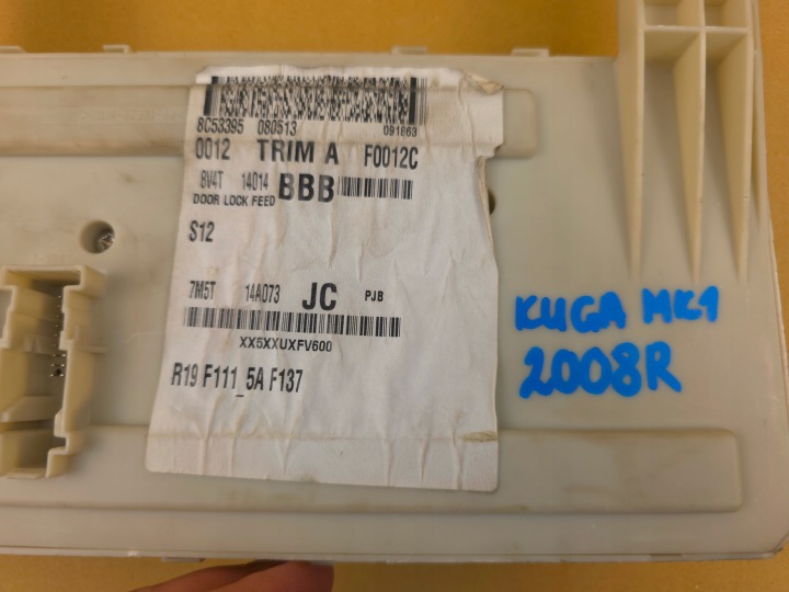фото №16, 7m5t-14a073-jc ford kuga mk1 focus mk2 рестайлінг c-max fl модуль bcm bsi 2008 рік