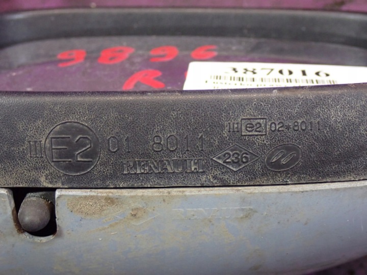 фото №6, Renault thalia i 02-06 рестайлинг зеркало правое электрические nv632 7 pin