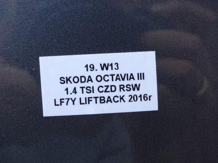 фото №13, Задний бампер pdc lf7y skoda octavia iii 5e hb liftback 12-17r