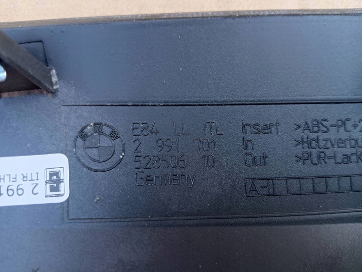 фото №8, Bmw x1 e84 молдинг консоли решётка решётки воздуховод 2991701 2991681 комплект