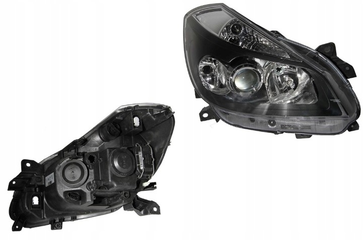 фото №1, Фара лампа правый renault clio iii 08-09 valeo