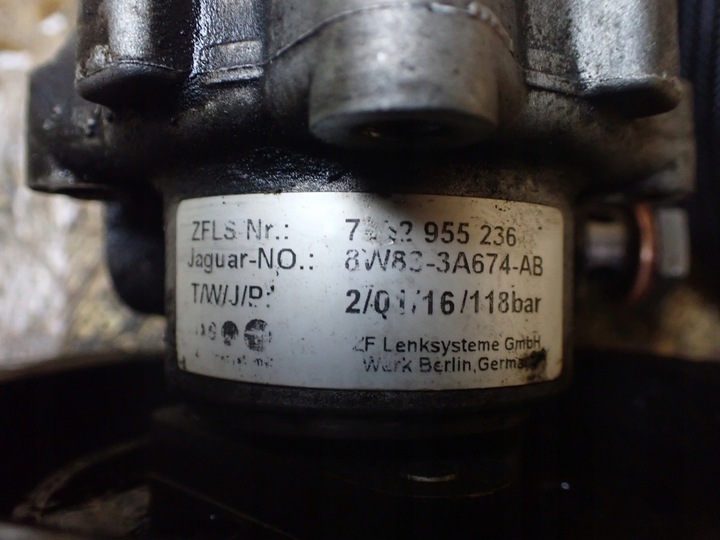 фото №6, Насос підсилювача jaguar xj x351 довгий європа 8w83-3a674-ab 5816