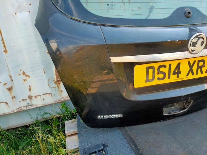 фото №3, Крышка багажника зад opel mokka лак чёрная з стекло