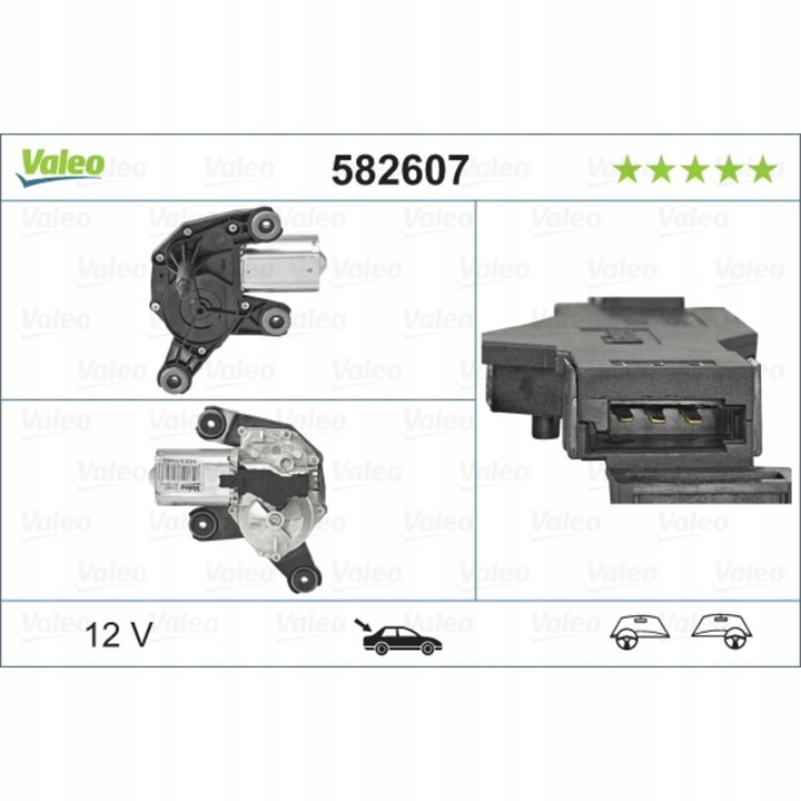 фото №13, Двигуни двірник valeo 582607