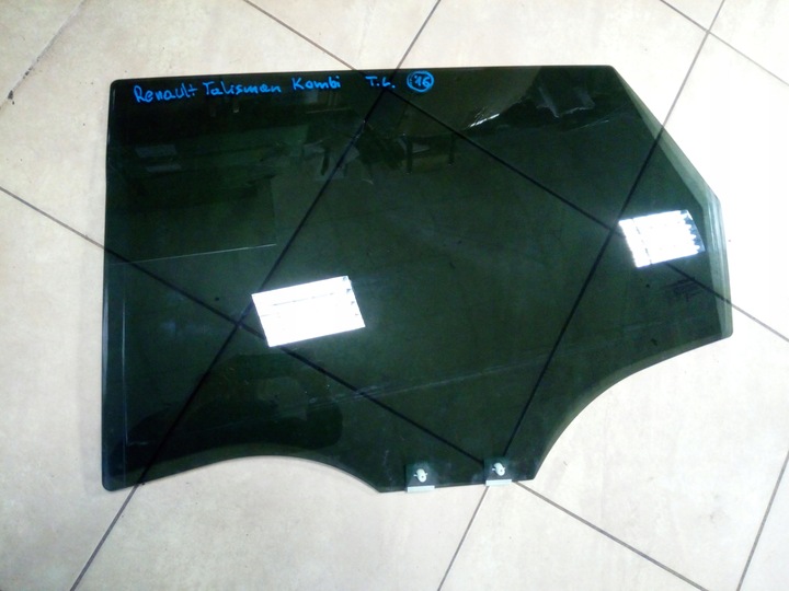 фото №1, Стекло дверь renault talisman зад левый универсал тёмное 2016 год оригинал.