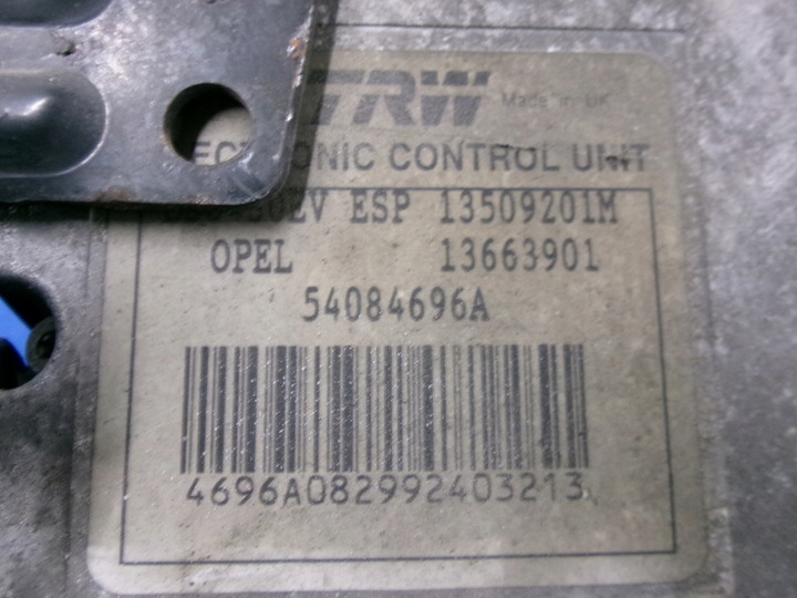 фото №8, Opel signum насос abs 09191497 trw 13663901 блок управления