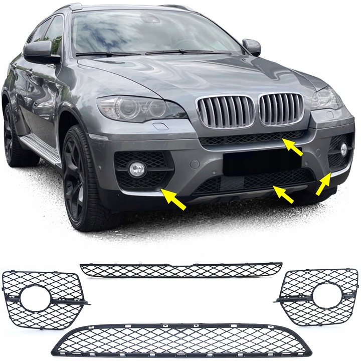 фото №1, Ґрати бампера haolgenu решітка решітка радіатора bmw x6 e71