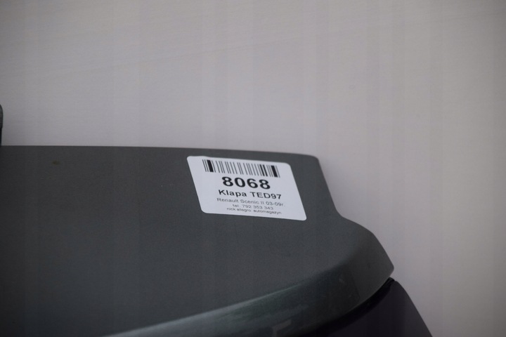 фото №9, Кришка багажника кришка scenic ii 2 ted97 03-09r.