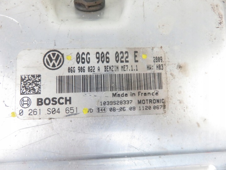 фото №5, Блок управления vw touran i 2.0 06g906022e 0261s04651