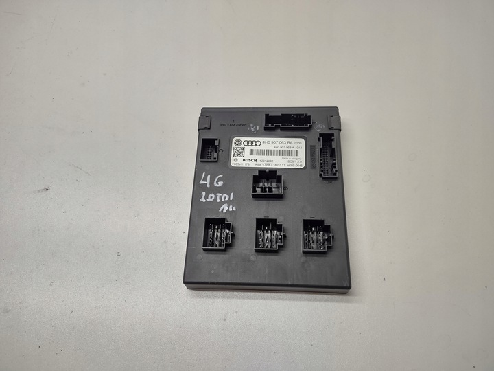 фото №1, Модуль блок управления комфорта 4h0907063ba audi a6 c7 4g 2.0tdi оригинал