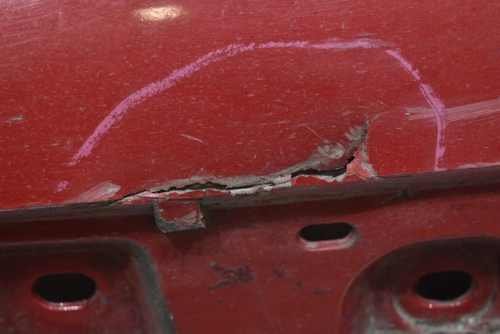 фото №9, Накладка пороговая левая красная a1726980054 mercedes slk r172 amg 11-20