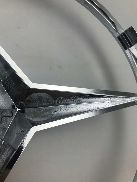 фото №4, Зірка емблема логотип хром na решітка радіатора mercedes c-klasa w205 рестайлінг w206 w213