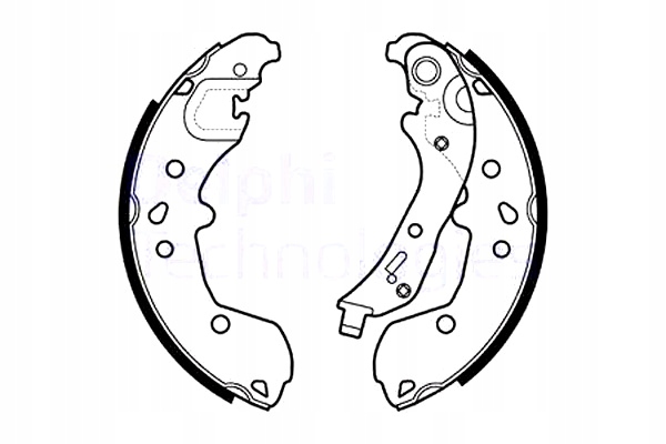 фото №2, Delphi ls2148 набор тормозная колодка тормозных