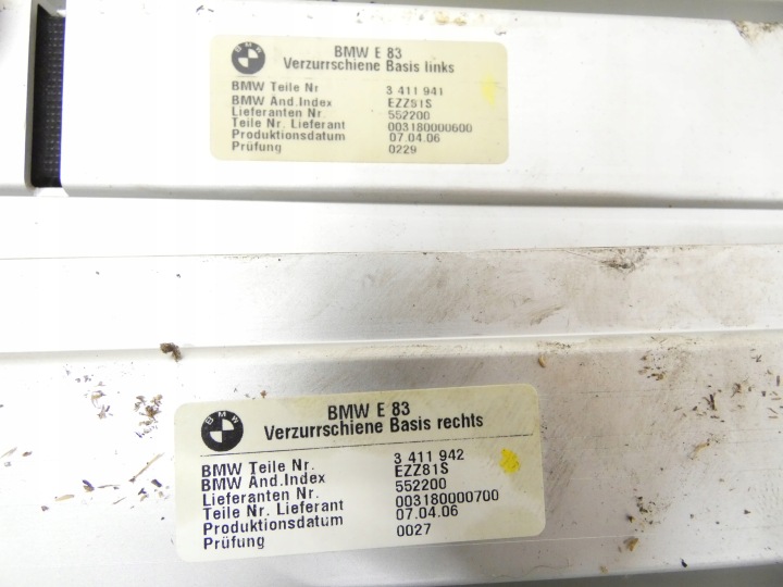 фото №6, Bmw (oem) 3411941 3411942